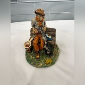 "Hopeful" Hand Painted Stoneware Naturecraft Congleton England 1969 Figurine